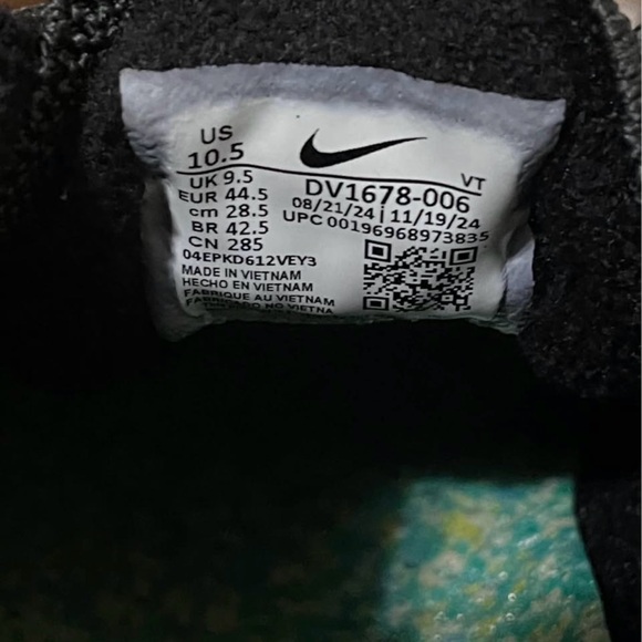 Nike Air Vapormax 2023 FK
Men’s size 10.5
Color: Anthracite/Black-Black main image 5